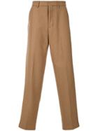 Ami Alexandre Mattiussi Wide Fit Trousers - Nude & Neutrals