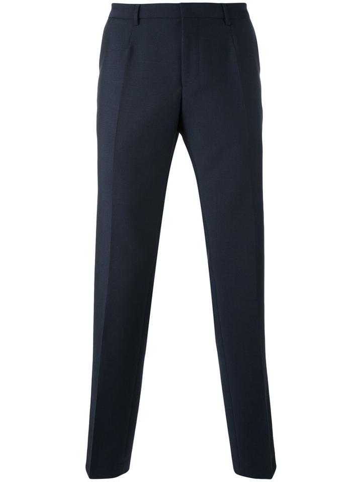Tailored Trousers - Men - Mohair/virgin Wool - 52, Blue, Mohair/virgin Wool, Boss Hugo Boss