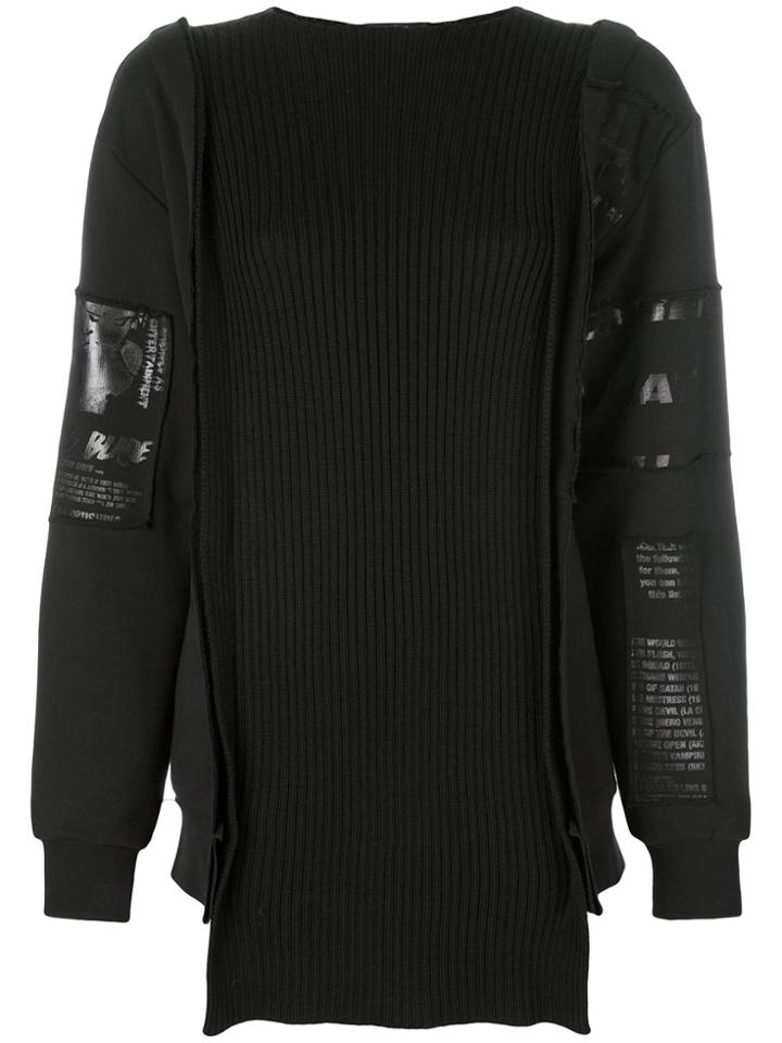 Yang Li Patch Detail Jumper - Black