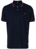 Ps By Paul Smith - Contrast Detail Polo Shirt - Men - Cotton - Xl, Blue, Cotton