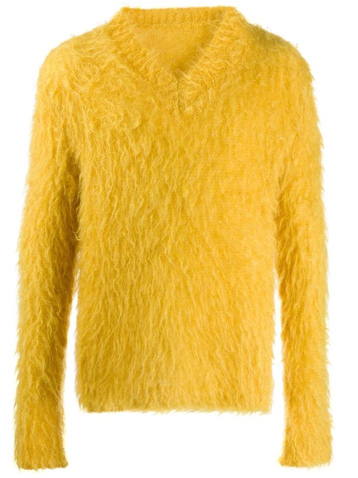 Marni Fluffy Long Sleeved Jumper - Yellow