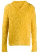 Marni Fluffy Long Sleeved Jumper - Yellow