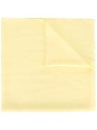 Loro Piana Frayed Trim Scarf - Yellow & Orange