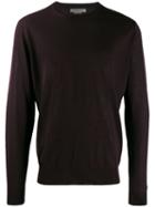 Corneliani Classic Crew-neck Pullover - Purple