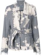 Raquel Allegra Bleached Wrap Jacket