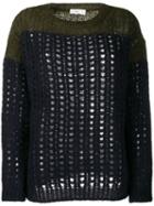 Closed Cable Knit Jumpers - Blue