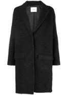 Dondup Single Breasted Coat - Black