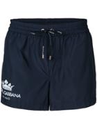 Dolce & Gabbana Logo Swim Shorts - Blue