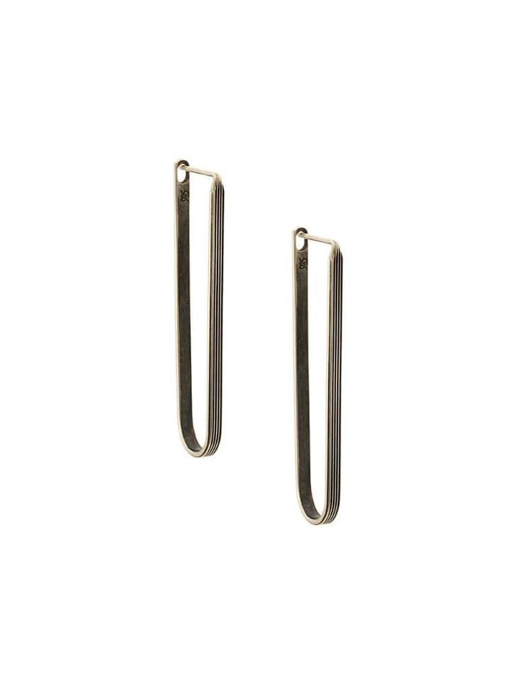 Werkstatt:münchen Vintage Style Earrings - Silver