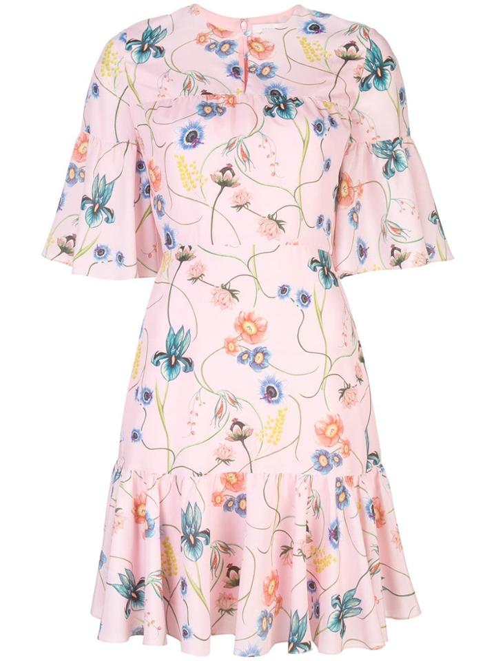 Borgo De Nor Alba Floral-print Dress - Pink
