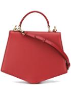 Tammy & Benjamin Pentagone Shoulder Bag, Women's, Red, Leather
