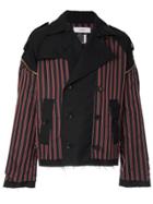 Facetasm Convertible Double-breasted Jacket - Black
