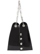 Lemaire Studded Double Folded Shoulder Bag - Black