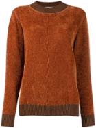 Fabiana Filippi Long-sleeve Fitted Sweater - Orange