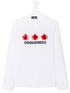 Dsquared2 Kids - Maple Leaf Logo T-shirt - Kids - Cotton - 16 Yrs, White