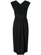 Proenza Schouler Cross Front Dress - Black