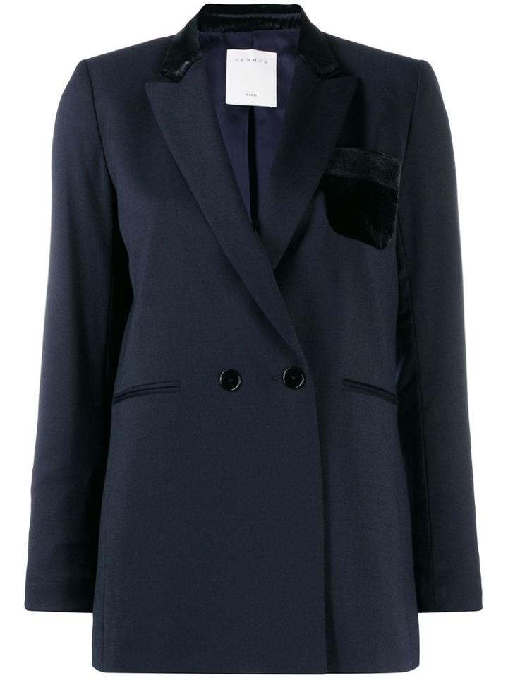 Sandro Paris Domitille Blazer - Blue