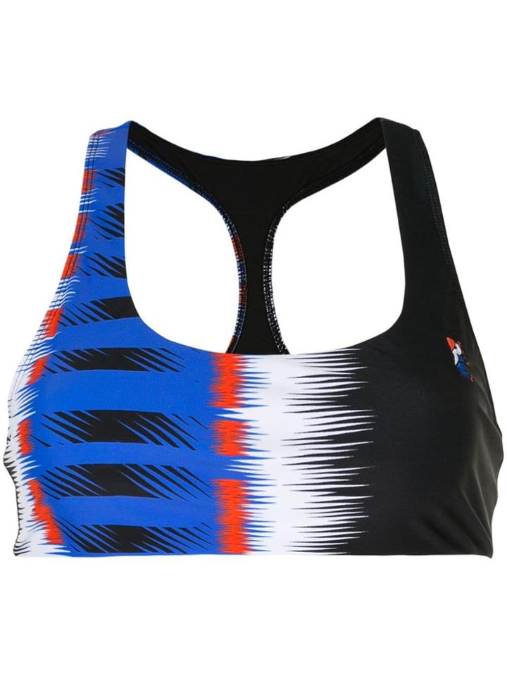 P.e Nation Re-run Sports Bra Top - Black