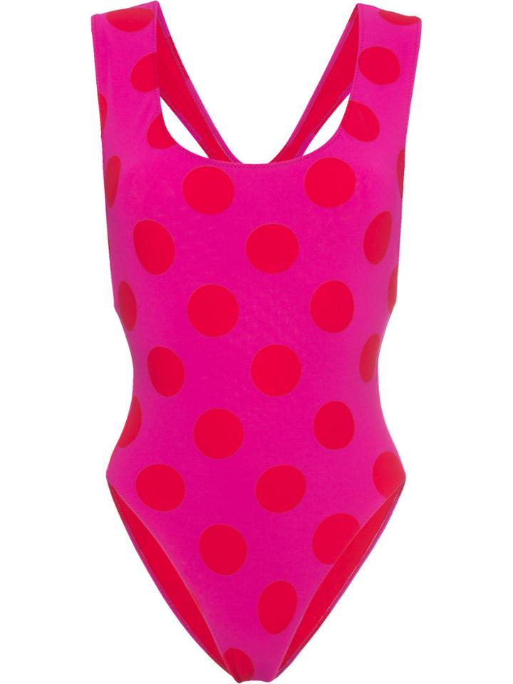 Araks Jireh Polka Dot Swimsuit - Pink & Purple