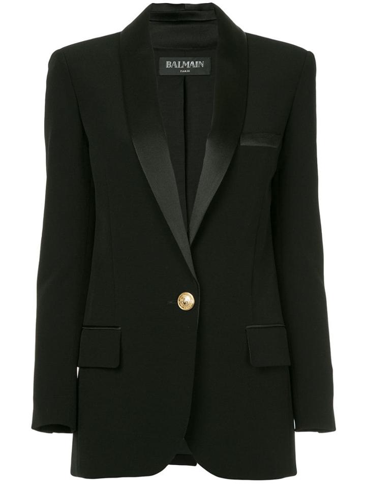 Balmain Classic Single-breasted Blazer - Black
