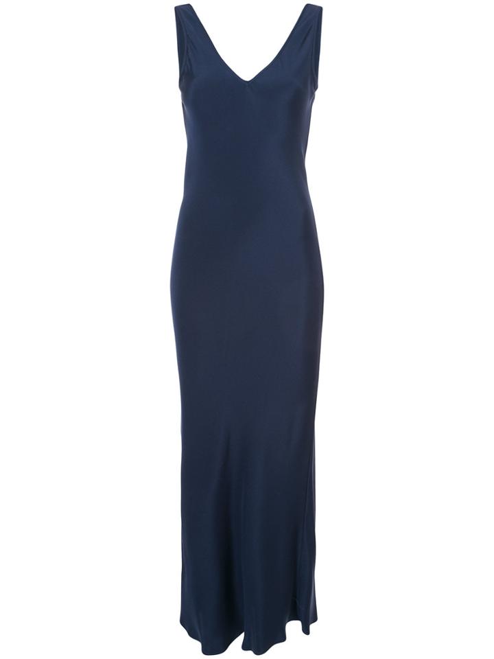 Voz Maxi Shift Dress - Blue