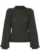 Ulla Johnson Structured Shoulder Sweater - Grey