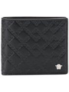 Versace Quilted Wallet - Black
