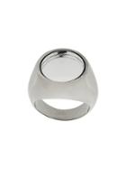 Jil Sander Classic Signet Ring - Metallic