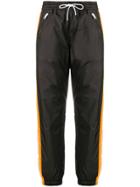 Kenzo Black And Orange Track Trousers