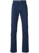 Armani Jeans - Slim-fit Chinos - Men - Cotton/spandex/elastane - 33, Blue, Cotton/spandex/elastane