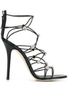 Giuseppe Zanotti Design Strappy Crystal Sandals - Black