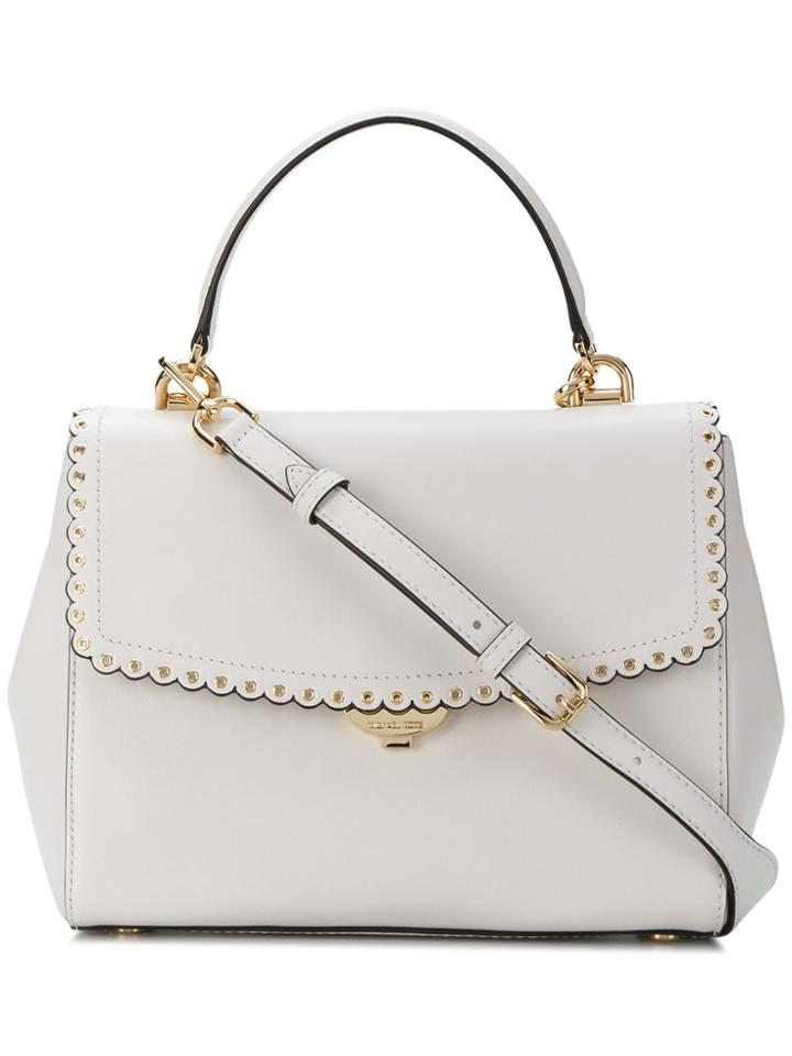 Michael Michael Kors Ava Satchel - White