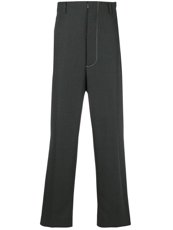 Maison Margiela High Waisted Trousers - Grey