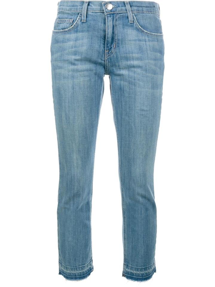 Current/elliott Stretch Cropped Jeans - Blue