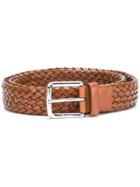 Church's Woven Belt, Men's, Size: 100, Brown, Leather