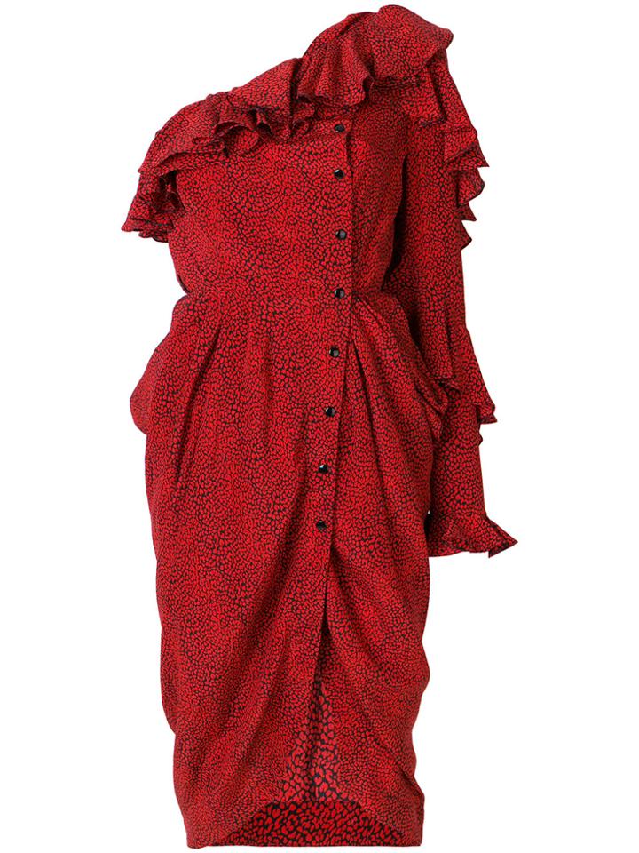 Philosophy Di Lorenzo Serafini One Shoulder Asymmetric Dress - Red