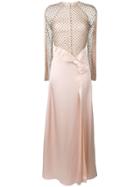 Temperley London Emblem Long Dess - Pink