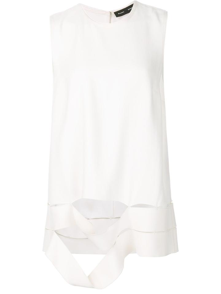 Proenza Schouler Banded Tank Top - White