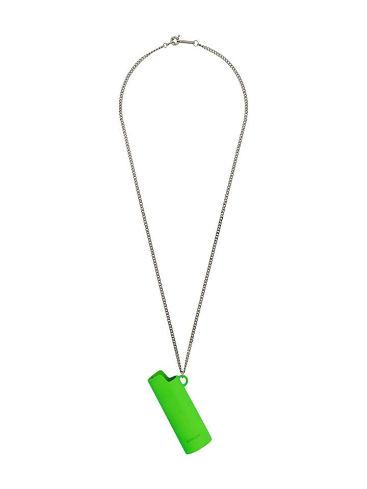 Ambush Neon Pendant Necklace - Green