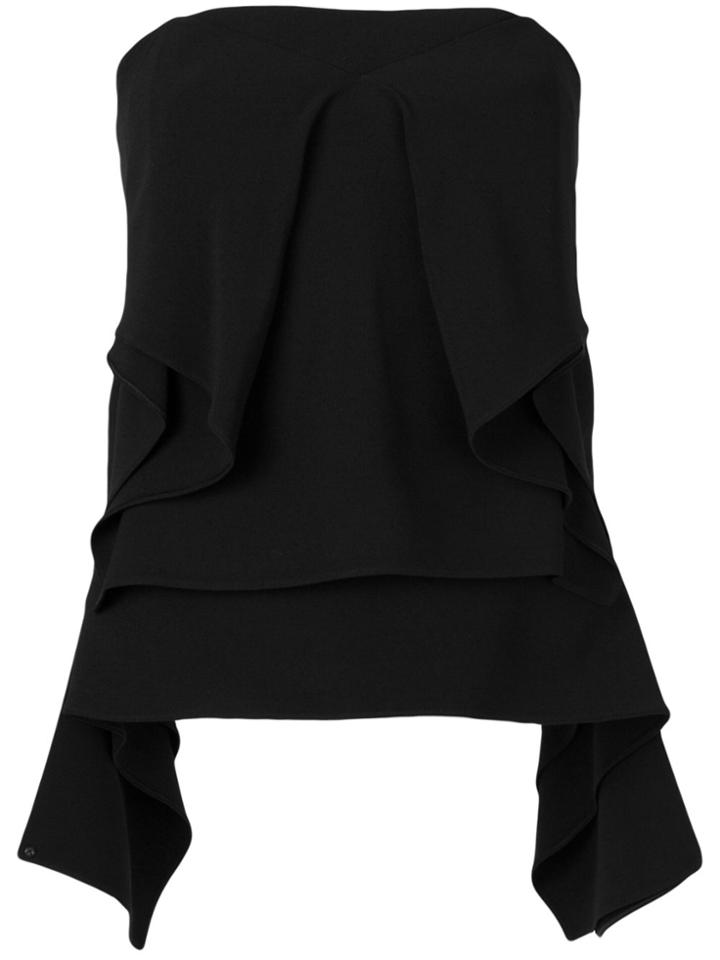 Roland Mouret Strapless Top - Black