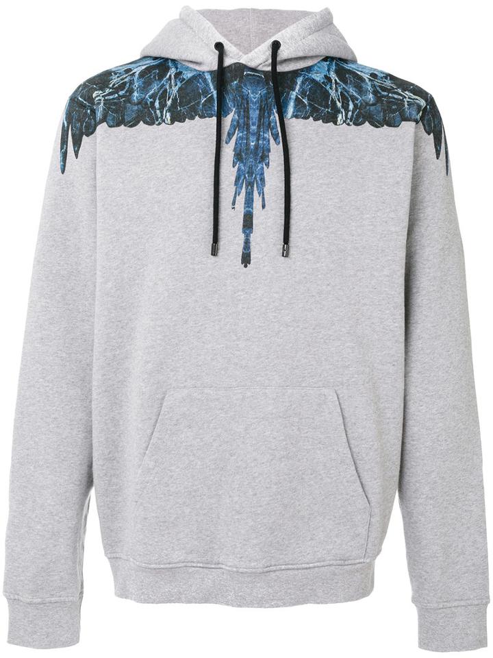 Marcelo Burlon County Of Milan - Amell Hoodie - Men - Cotton - S, Grey, Cotton