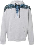 Marcelo Burlon County Of Milan - Amell Hoodie - Men - Cotton - S, Grey, Cotton