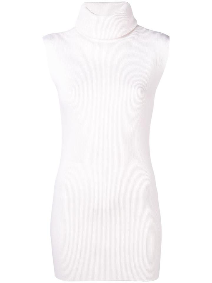 Marni High Neck Knit Vest - White