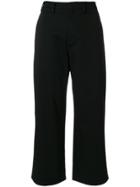 No21 Cropped Flare Trousers - Black