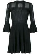 Versace Short-sleeve Knitted Dress - Black