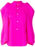 Comme Des Garçons Structured Sleeve Shirt - Pink & Purple