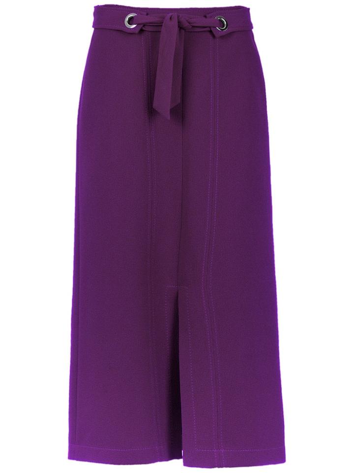 Framed Cracker Pencil Skirt - Pink & Purple