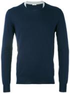 Paolo Pecora - Plain Sweater - Men - Cotton - L, Blue, Cotton
