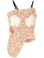 Comme Des Garçons Pre-owned Heavy Embroidery Top - Pink