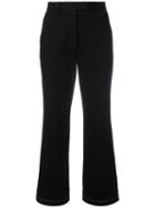 Ter Et Bantine - Turn-up Hem Trousers - Women - Cotton - 40, Women's, Black, Cotton